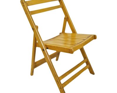 Antique India Yellow Folding Chair