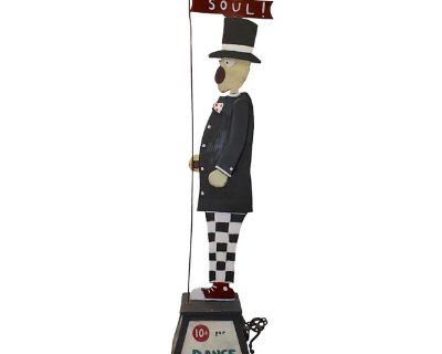 Tim Weldon, "10¢ Per Dance" Folk Art Sculpture