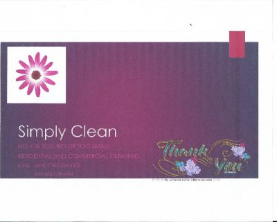 Experienced residential and commercial cleaning company.