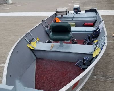 Summer place to park boat and trailer between fishing