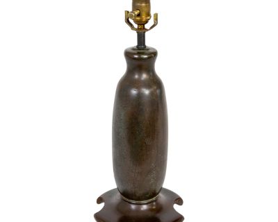 1900 Arts & Crafts Bronze Table Lamp