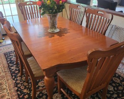 Oak Table and chairs