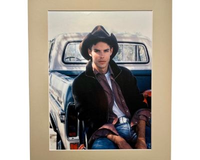 1990s Vintage Male Model Cowboy Photograph by Aldo Rossi