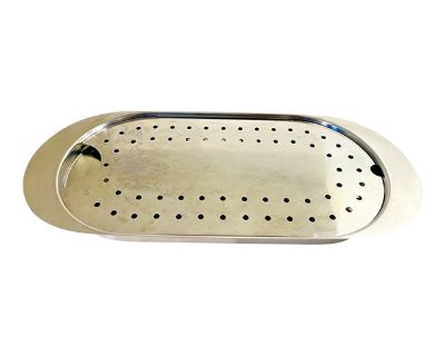 Vintage Mid-Century Modern Stelton Cylinda-Line Arne Jacobsen Fish Serving Tray