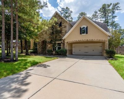 34131 Mill Creek Way. This beautiful and spacious rental home offers over 4,300 sqft of living space, 5 generously sized bedrooms, 4 full baths, and 2 halfbaths. The inviting floor plan includes a large private study and formal dining room as you enter. The living area showcases rich wood flooring, soaring ceilings, and abundant natural light. The gourmet kitchen is equipped with raised-panel m...