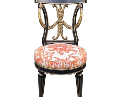 Regency Giltwood Designer Dining Chair by Randy Esada Designs for Prospr