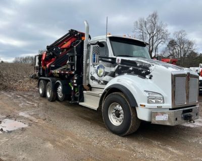 2020 Kenworth T880 Palfinger Grapple Truck For Sale in Palmetto, Georgia 30268