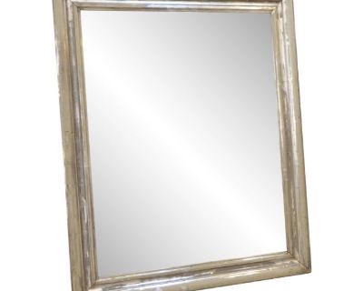 Antique Weathered Silverleaf Mirror