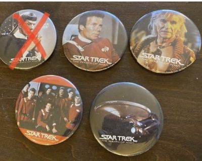 Vintage Star Trek Pins