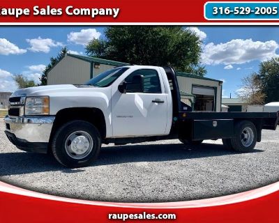 2013 Chevrolet Silverado 3500HD Work Truck Cab and Chassis 12' CM Flat Bed Tool Bo