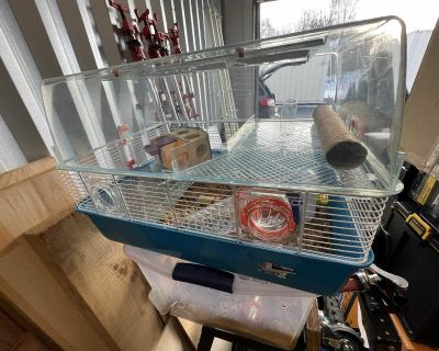 Complete hamster cage condo