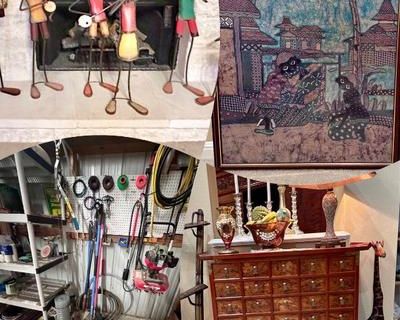 Worldly Wonders Estate Sale - Global Art, Furniture, Collectibles and Tools - Cedar Creek