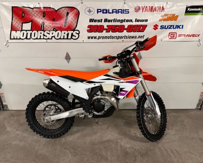 Condition: New, Make: KTM, Model: 450 XC-F, Year: 2024, Color: Orange, Dealer: Pro Motorsports, Phone: 319-758-6117. THE KING OF XC The 2024 KTM 450 XC-F rolls into the pits already armed with the learnings of past championships, blistering with an arsenal of fresh weaponry like all-new Close Cartridge spring forks and dedicated cross-country settings. Being the leading 4-Stroke in the Cross Co...