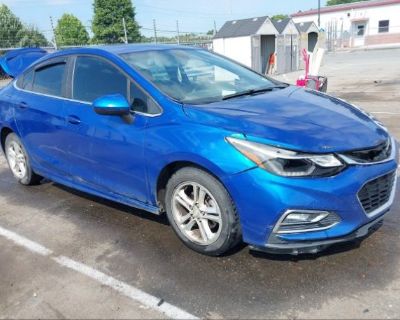 Salvage Blue 2016 Chevrolet Cruze Lt Auto