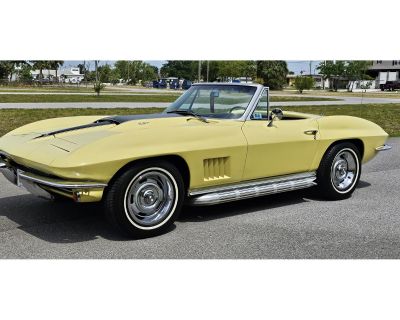 1967 Chevrolet Corvette Stingray Convertible Manual Transmission