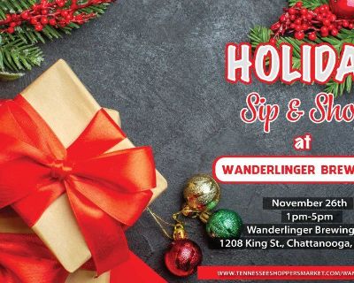 11/26: Holiday Sip & Shop at Wanderlinger Brewing Co