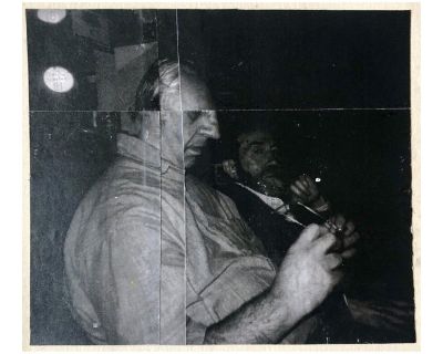 Martin SumersVintage Abstract Expressionist Hyman Bloom Photo Collage Assemblage Photograph, 1998