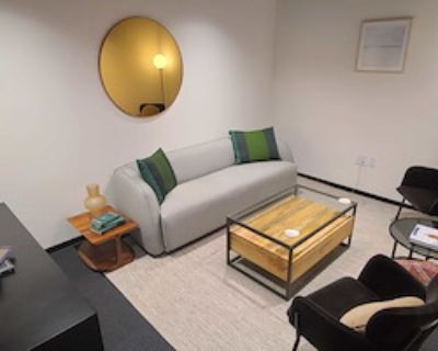 Meeting room. Canvas by Industrious is a private, branded office suite designed for teams of 15-100+ to do their best work. With a thoughtful balance of conference, collaboration, and heads-down workspaces, Canvas brings teams together to deliver on the metrics that matter most to your business. Flexible lease terms enable teams to grow on their terms.