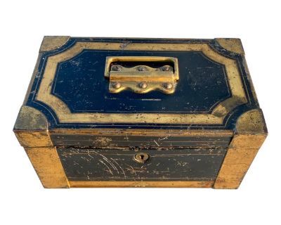 Antique Hobbs & Co. London Lock Box