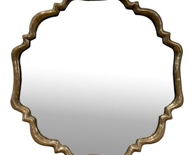 Modern Oxidized Silver Finished Valentia Wall Mirror