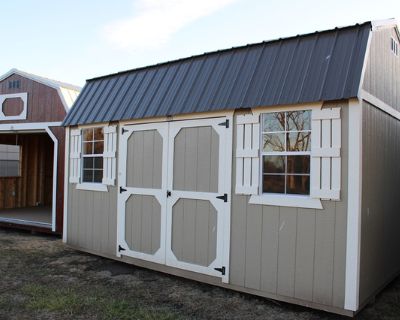 5% Winter Sale: 10'x16' Side Lofted Barn by Derksen Portable
