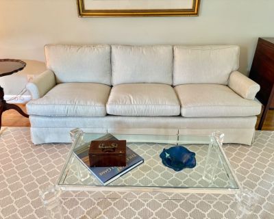 Classic Three Cushion Sofa with Down Wrapped Back Cushions