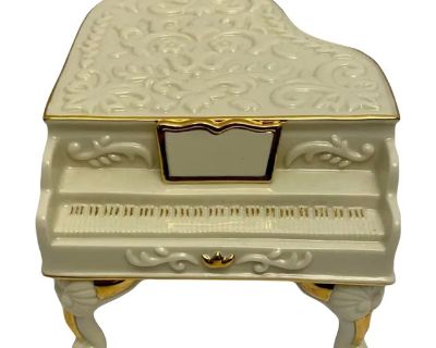 Vintage San Francisco Music Box Grand Piano Porcelain Music Box ‘Fur Elise”