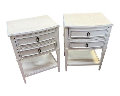 2020s Hickory White Abbey 2 Drawer Nightstand