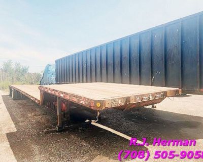 2008 53ft Aztec Drop Deck Flatbed Trailer