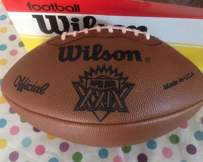 Super Bowl 29 Commemorative Football - 49ers played the Chargers