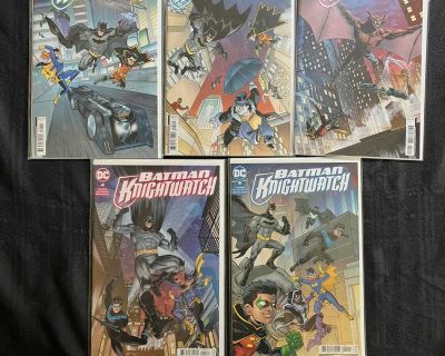 DC: Batman Knightwatch (2022) #1 2 3 4 5 NM/VF Complete Set Lot Run Nightwing