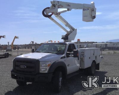 Used 2016 Ford F550 4x4 Boom, Bucket, Crane in Casper, WY