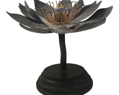 Bliss Home and Designs Egyptian Water Lily Statue