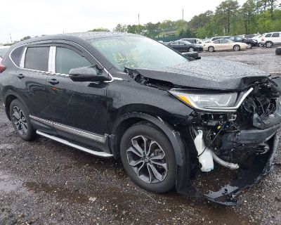 SALVAGE 2021 HONDA CR-V AWD EX-L FOR SALE IN MEDFORD, NY