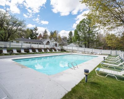 Avg / night: $572. Renovated Ski-in/Ski-Out Condo w/ Shared Pools, Hot Tub, Sauna & Great Location | Located in Dover, VT | 4.57 Stars | 3 Bed, 3 Bath | No Pets. No pets. Max 8 guests. Bring the whole crew to enjoy a bevy of alpine activities at this Mount Snow getaway, a fully renovated and professionally decorated condo with ski-in/ski-out access, shared resort amenities, and a prime location...