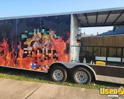 Used - Mobile Vending Unit | Barbecue Concession Trailer with Open Porch
