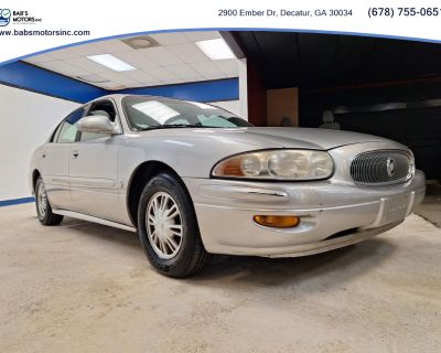 Mileage: 199,045. Year: 2005. Make: Buick. Model: LeSabre. Trim: Custom Sedan 4D. Automatic transmission. Interior: Premium Wheels, ABS (4-Wheel), OnStar, Cassette, AM/FM Stereo, Cruise Control, Automatic, Power Seat, Power Door Locks, Dual Air Bags, Power Windows, V6 3.8 Liter, FWD, Air Conditioning, Tilt Wheel, Power Steering. Stock No: 152211. Contact: Babs Motors Inc (404-538-4101)