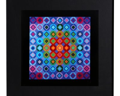 Victor Vasarely, Folkokta, Offset Lithograph