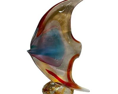 Late 20th Century Murano Fish Sculpture by Sergio Costantini