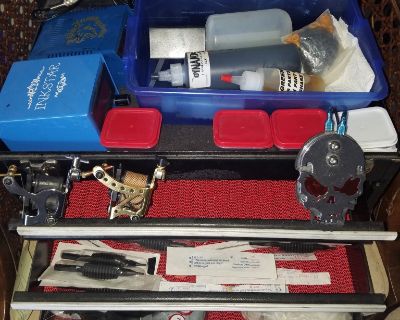 2 Gun Inkstar tattoo machine kit