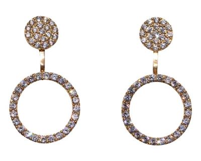 The 200th Street: Convertible Earrings in Yellow Gold, 2 Pieces