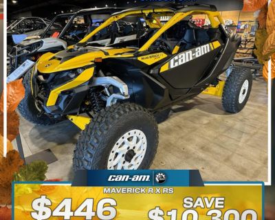 2024 Can-Am Maverick R X RS Carbon Black & Neo Yellow