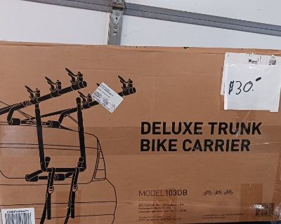 Trunk Mount Bike Rack New