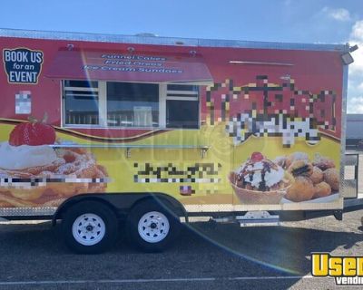 Like New 2023 - 8' x 16' Food Concession Trailer w/ CA HCD Insignia &  Pro-Fire System