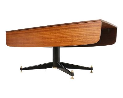 1950's Elevator Coffee Drop Leaf Dining Table by E Gomme
