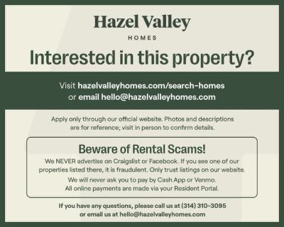 3 Bedroom 1BA 912 ft Apartment For Rent in Dayton, OH