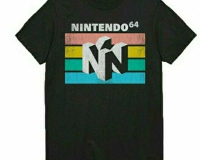 Nintendo 64 Black Short Sleeve Graphic T-Shirt