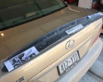 1989-1994 LS400 Roof Wing and Trunk Lip Spoiler New/Unused