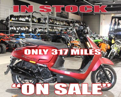 Condition: Used, Make: Kymco, Model: Like 150i ABS Noodoe, Year: 2023, Color: Red, Mileage: 317, Dealer: Salinas Motorcycle Center Inc, Phone: 831-442-3511. STREET PERFORMANCE This scooter puts out more horsepower than any other KYMCO model in its category. At 13.5hp, it boasts an impressive 28% increase over the Super 8 150X