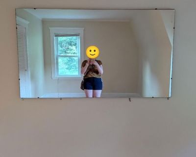 Large wall mirror